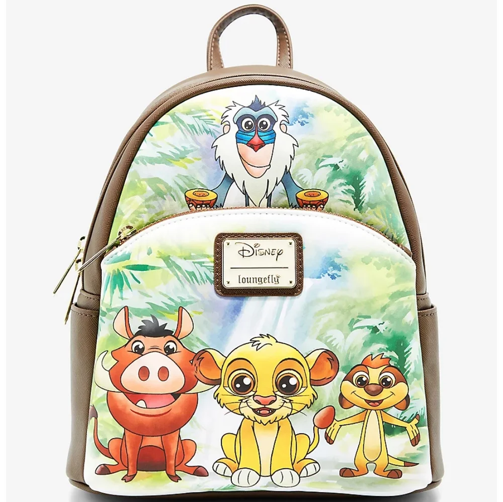 Loungefly Lion King mini backpack and cardholder